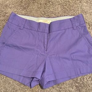 J. Crew lavender shorts